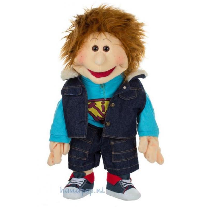 handpop Jip volledig uitkleedbare menspop van Living Puppets