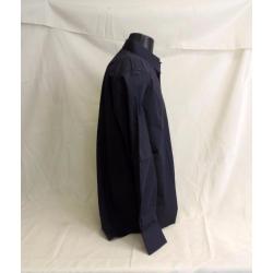 2431. Blauwe Heren Blouse van Printer, mt.XL