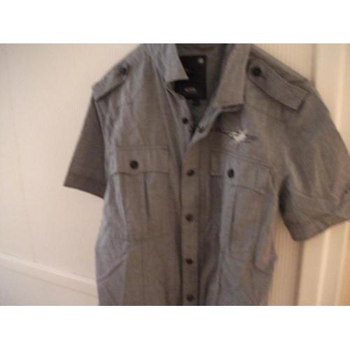 mooie grijze blouse maat M merk g-star