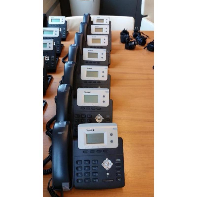 Callcenter yealink jabra Plantronics SIP POE telefoons