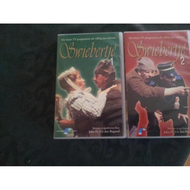 2x vhs videobanden van swiebetje