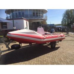 Brig 380 25pk yamaha trailer koopje!!!