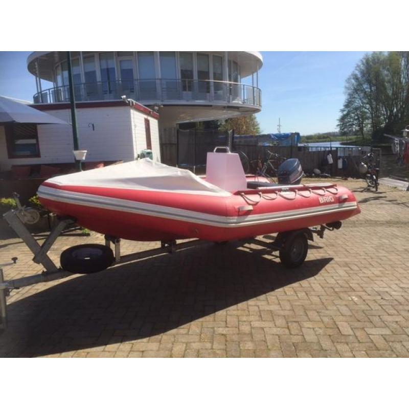 Brig 380 25pk yamaha trailer koopje!!!