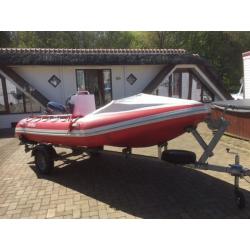 Brig 380 25pk yamaha trailer koopje!!!