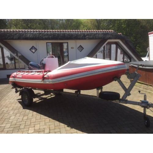 Brig 380 25pk yamaha trailer koopje!!!