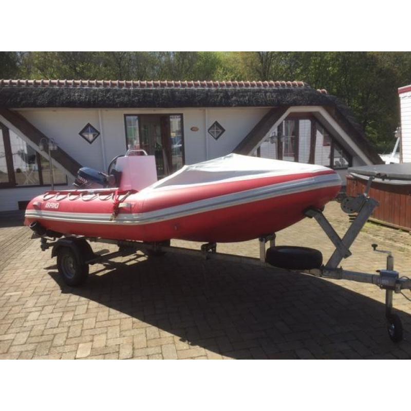 Brig 380 25pk yamaha trailer koopje!!!