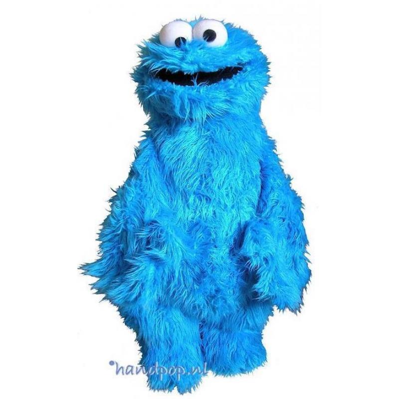 Koekiemonster een prachtige 65 cm grote handpop