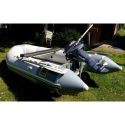 Degelijke compacte Zodiac (3,40m) met Yamaha motor 8 pk.