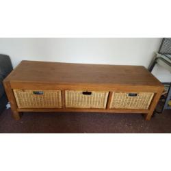 Teakhouten salontafel/tv meubel