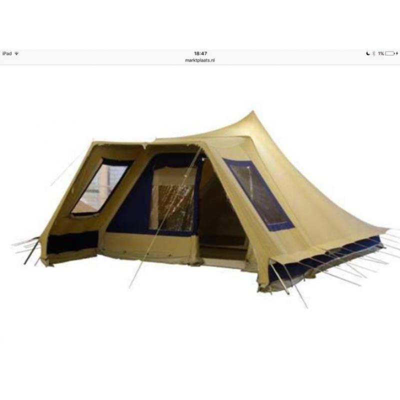 Mooie grote tent,vaste Kuip,