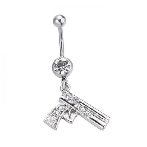 Gun navelpiercing
