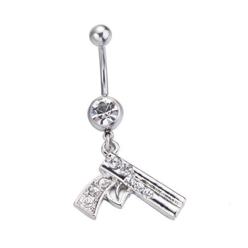 Gun navelpiercing