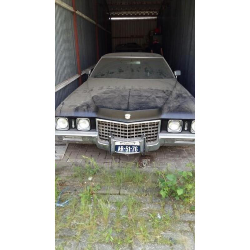 Cadillac Coupe DE Ville 1971 Zwart