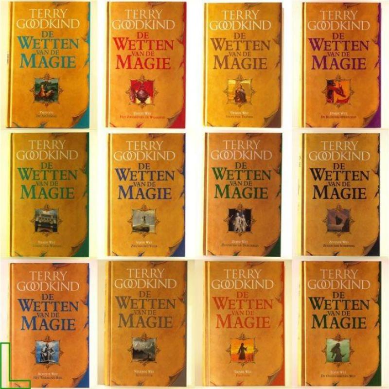 Wetten van de magie 1 t/m 12 Compleet - Terry Goodkind . HC