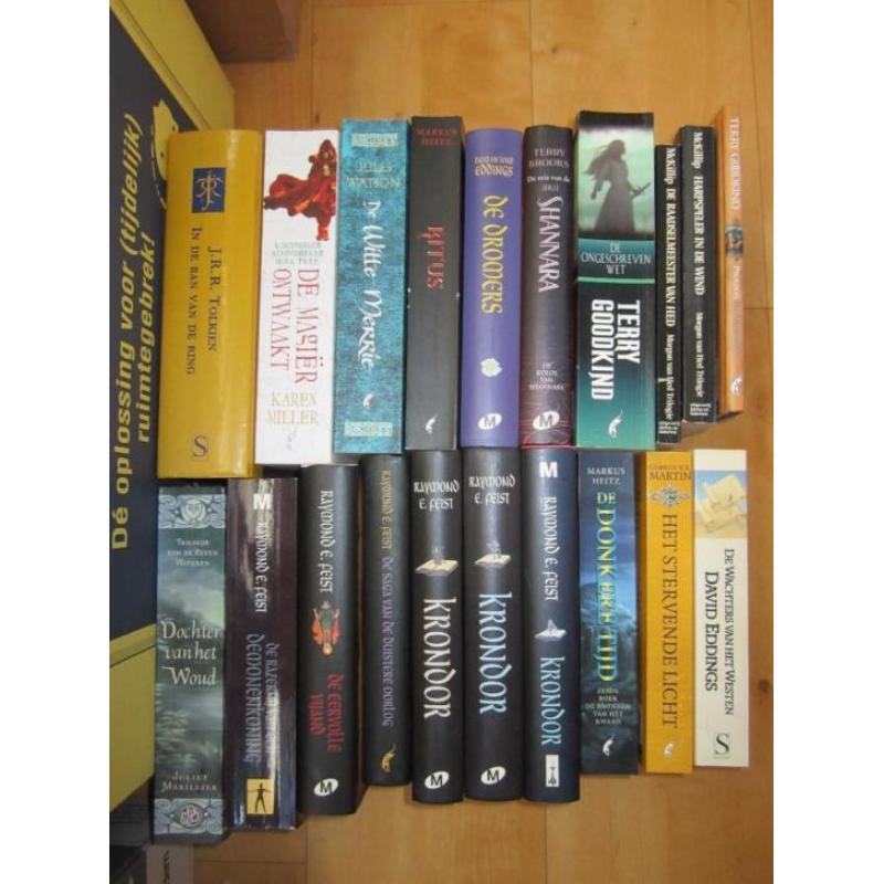 Fantasyboeken, Eddings, Feist, Gabaldon, etc. etc.