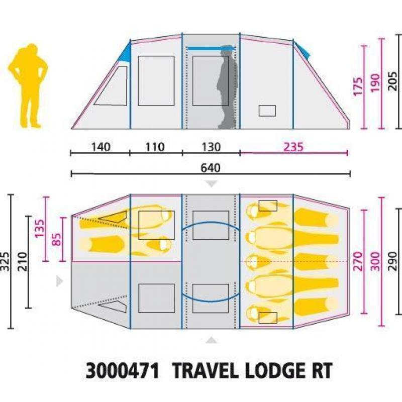 Jack wolfskin Travel lodge winkel aanbieding