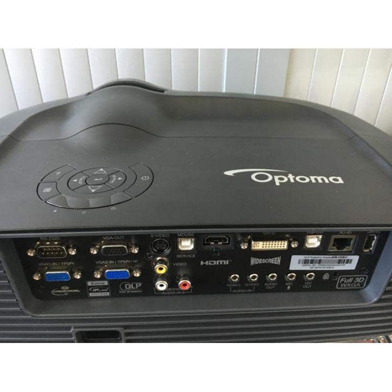 Professionele Optoma beamer W501 Lamp pas 345 lichturen!