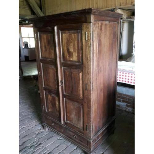 Massief teak houten tv meubel
