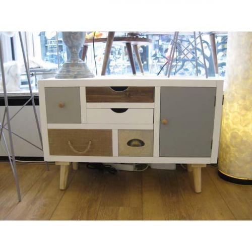 nr 117 tv kast met lades retro vintage ibiza