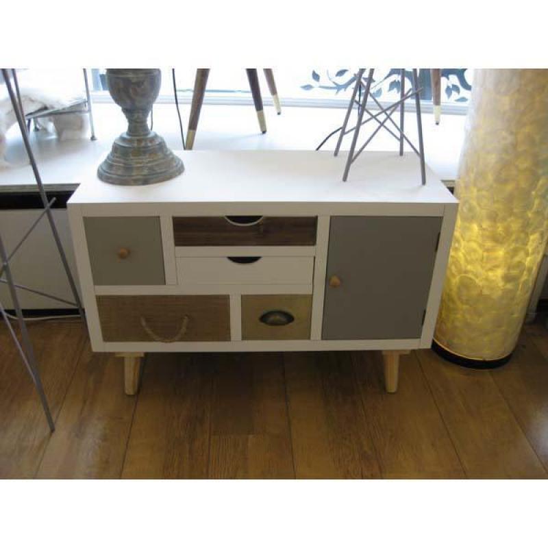 nr 117 tv kast met lades retro vintage ibiza