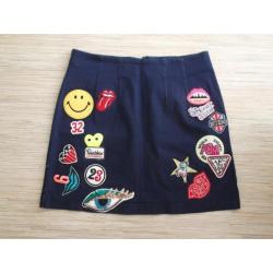 ALS NEW!!! REBEL jeans rok draagmaat s super!! (d1)