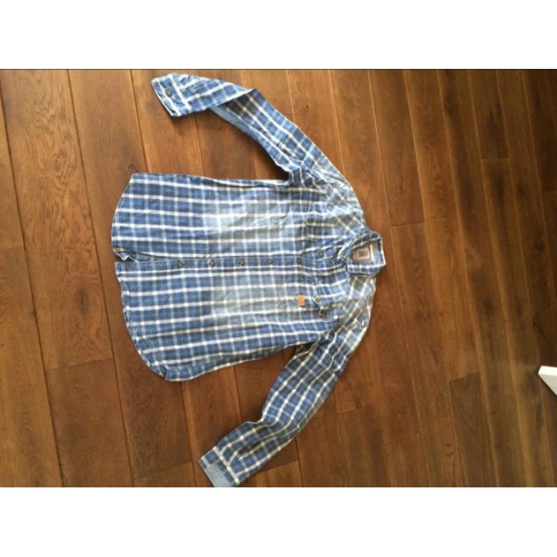 Pme legend blouse blauw blok