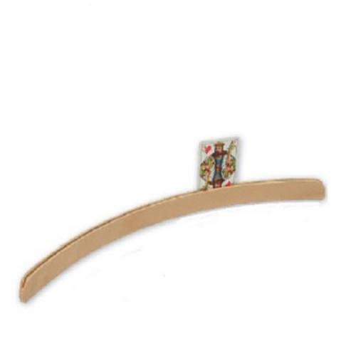Gebogen kaarthouder Hout , Lengte : 50 cm