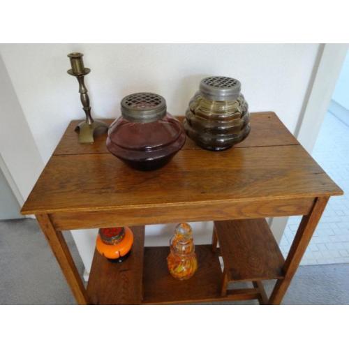 2 rozensteker rozenbowl rozenvaas antiek vaas art deco