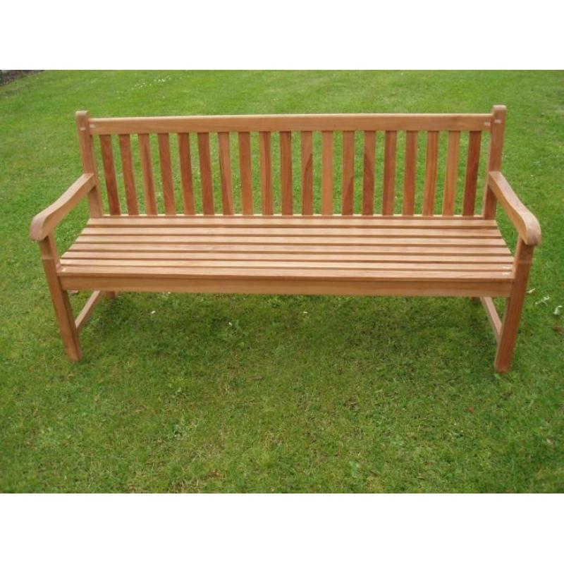 Nieuwe teak tuinbank 1.20, 1.50, 1.80 en 2.00m