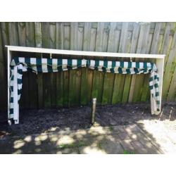 Markies groen/creme 250cm