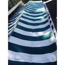 Markies groen/creme 250cm