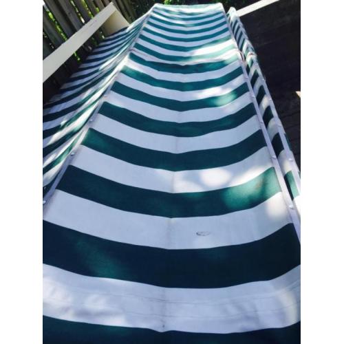 Markies groen/creme 250cm