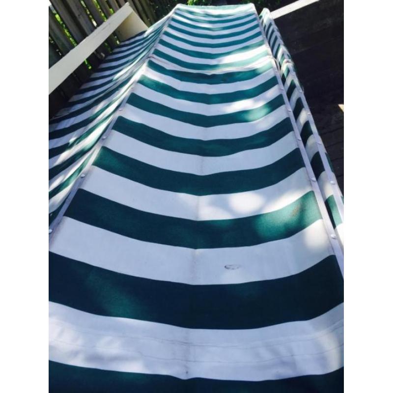 Markies groen/creme 250cm