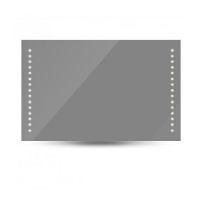 Badkamerspiegel met LED verlichting 100 x 60 cm