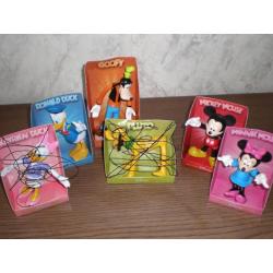 Disney poppetjes DONALD, MICKEY ,MINNIE,GOOFY