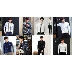 Heren Overhemden Korea Kpop K Fashion