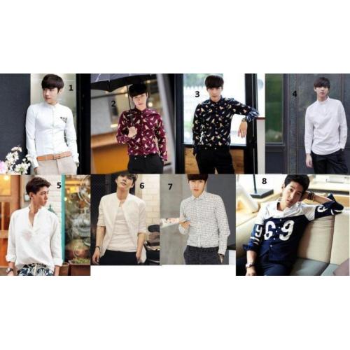 Heren Overhemden Korea Kpop K Fashion