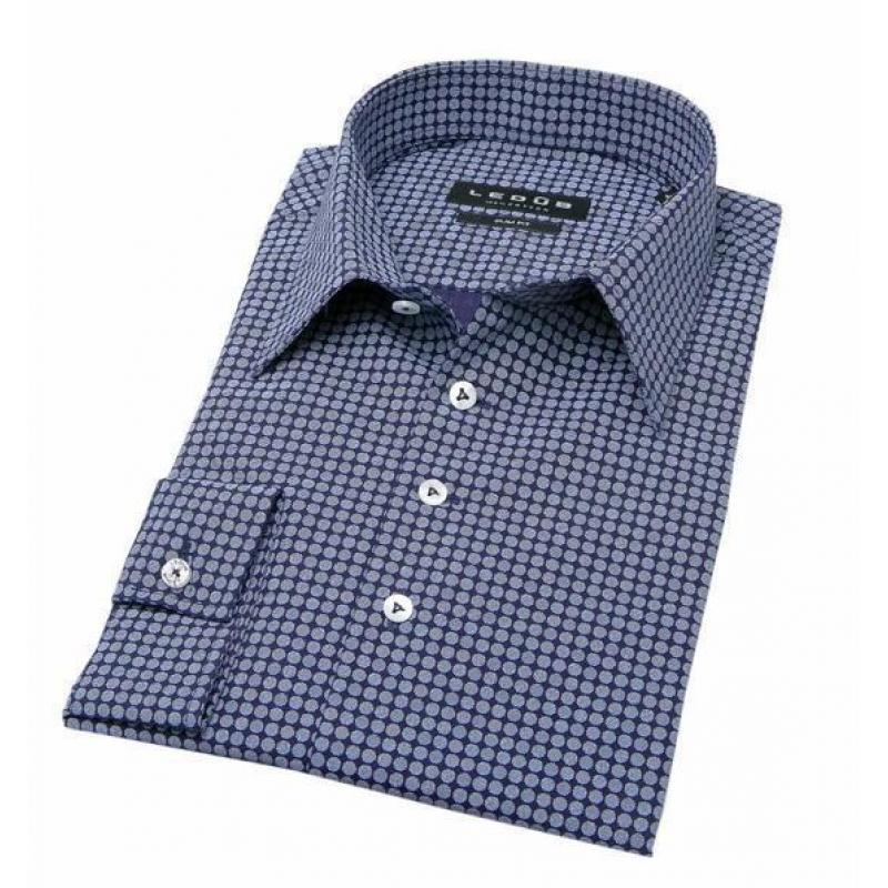 Ledûb dresshemd, blauw
