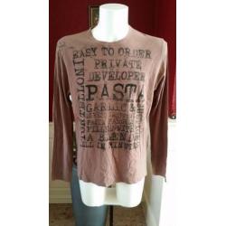 Gratis verzenden bruine Hugo Boss longsleeve mt XL