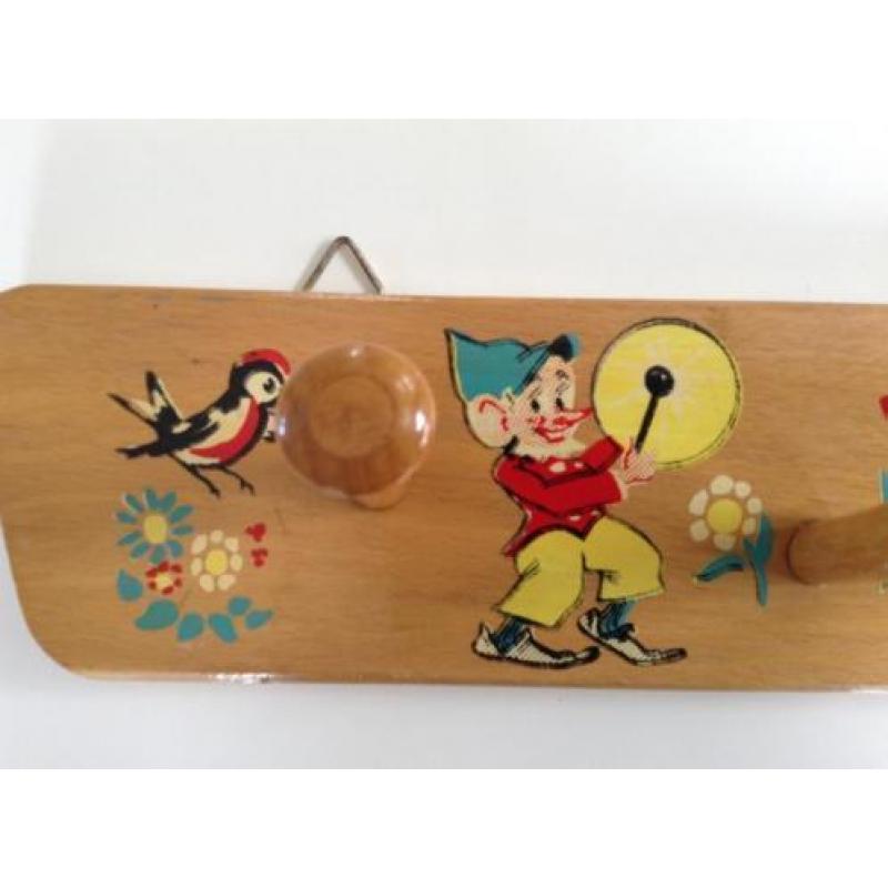 Vintage kinderkapstok - kapstok kinderkamer