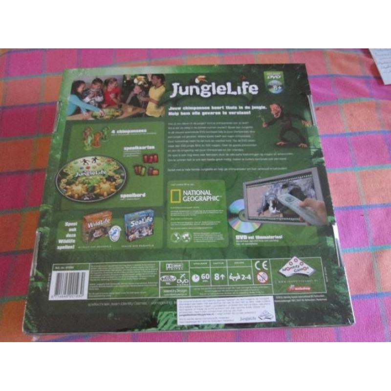 Junglelife NIEUW DVD bordspel National Geographic In seal