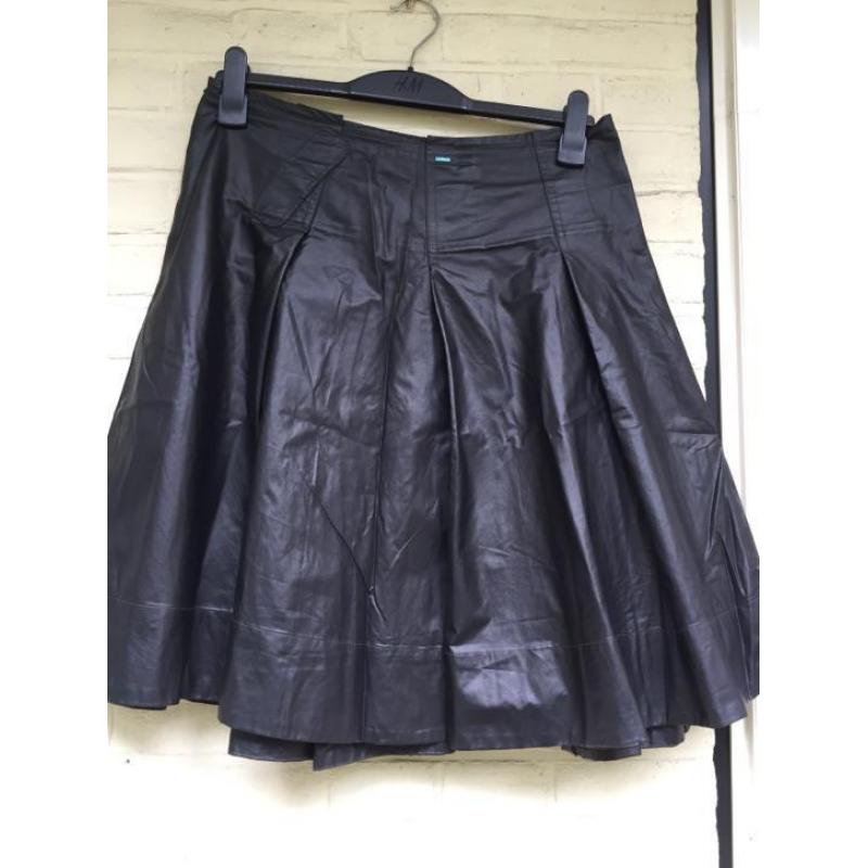 Skunkfunk rok lederlook maat M/L