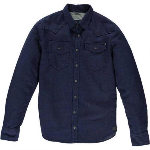 Gsus Indigo Stitch blouse