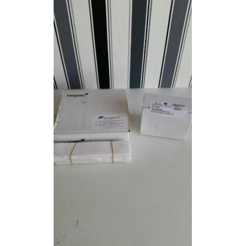 Neopost labels en cartridge blauw