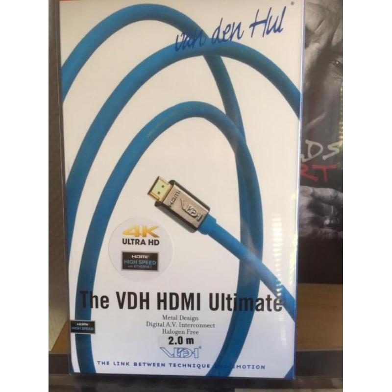 Nieuwe verzegelde Van den Hul HDMI Ultimate 4K kabel 2 meter
