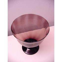 Art deco paars kristallen glazen vaas