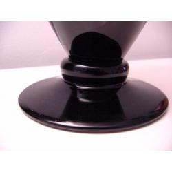 Art deco paars kristallen glazen vaas