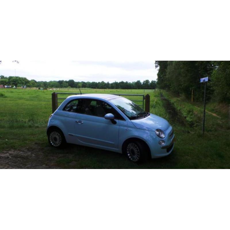 Fiat 500 1.2 Lounge Dualogic 43000 km! sky blue start&go