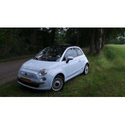Fiat 500 1.2 Lounge Dualogic 43000 km! sky blue start&go