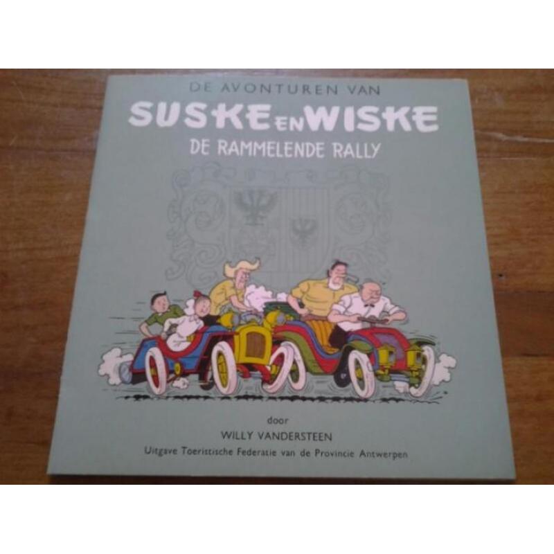 De rammelende rally 1e uitgave 1957.suske en wiske.